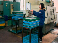 轴承自动生产线一角